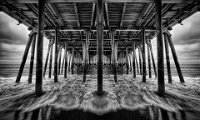 264 - UNDER THE PIER - SCHNELZER J.R. - united states <div